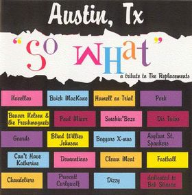 Various Artists So What: A Tribute to the Replacements