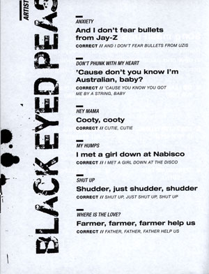 Interior Page of Hold Me Closer Tony Danza and other Misheard Lyrics
