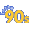 In The 90s small logo