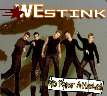 Album cover parody of No Strings Attached by *NSYNC
