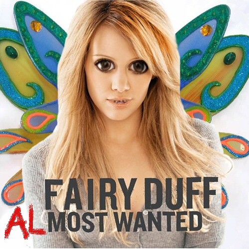 Album cover parody of Most Wanted by Hilary Duff