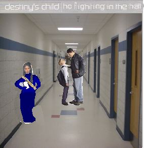 Album cover parody of Writing's on the Wall by Destiny's Child