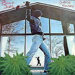 Album cover parody of Glass Houses by Billy Joel