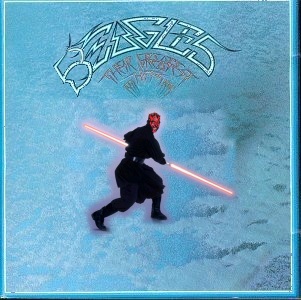 Album cover parody of Eagles - Their Greatest Hits 1971-1975 by Eagles