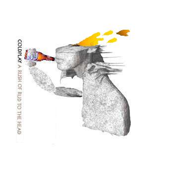 Album cover parody of A Rush of Blood to the Head by Coldplay
