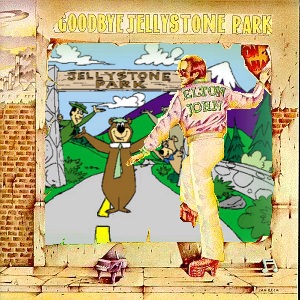 Album cover parody of Goodbye Yellow Brick Road by Elton John