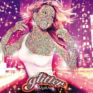 Album cover parody of Glitter by Mariah Carey