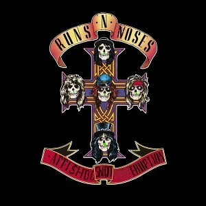 Album cover parody of Appetite for Destruction by Guns N' Roses
