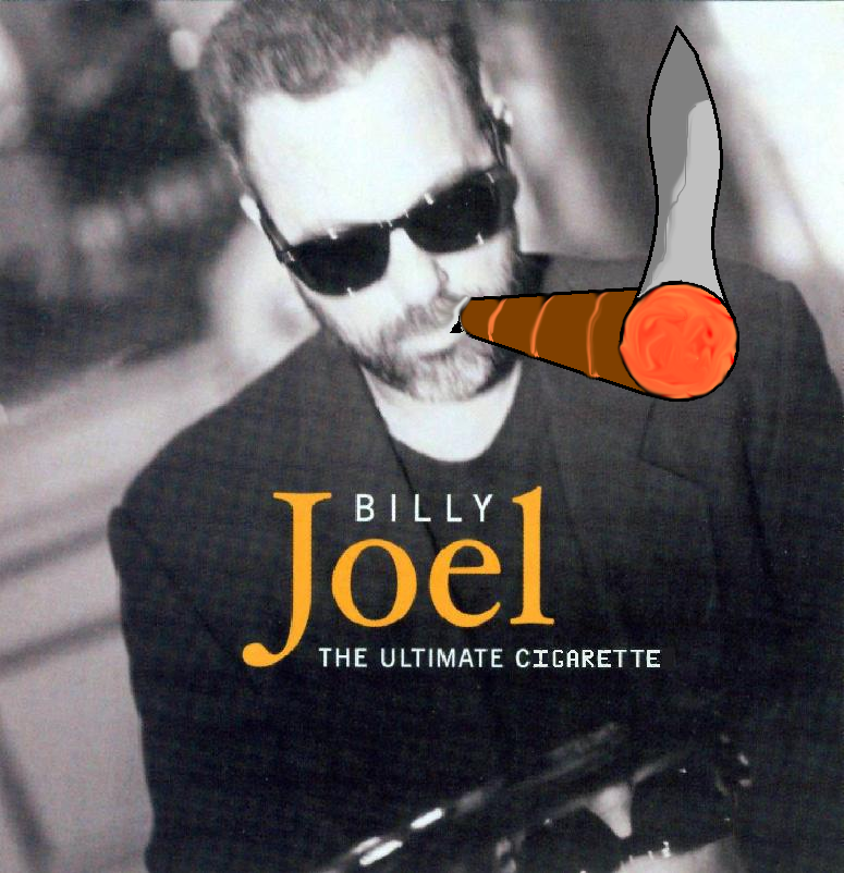 Album cover parody of The Ultimate Collection by Billy Joel