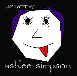 Album cover parody of I Am Me by Ashlee Simpson