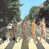 Album cover parody of Abbey Road by The Beatles