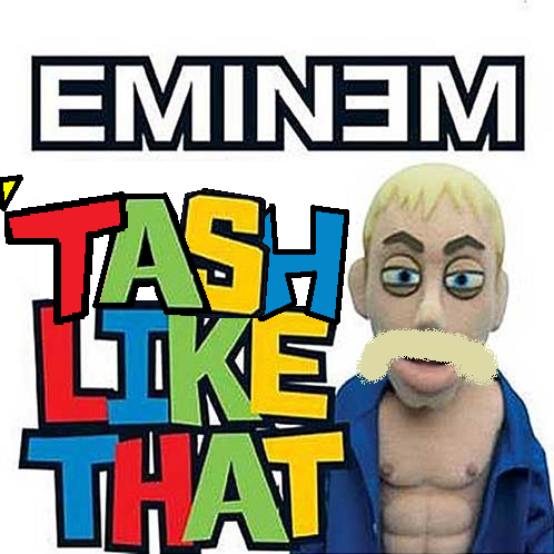Album cover parody of Ass Like That by Eminem