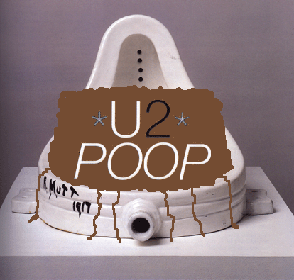 Album cover parody of Pop by U2