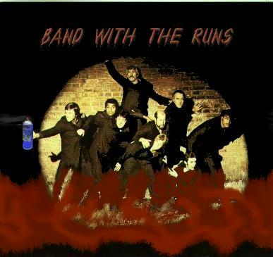 Album cover parody of Band on the Run by Paul McCartney & Wings