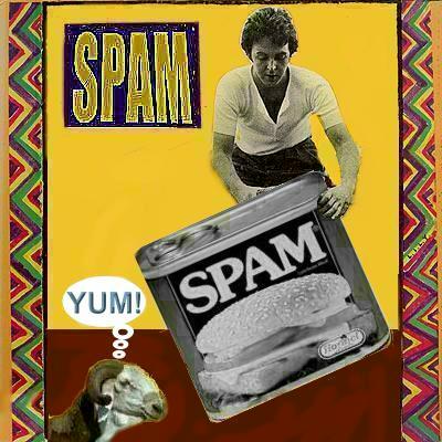 Album cover parody of Ram by Paul Mccartney