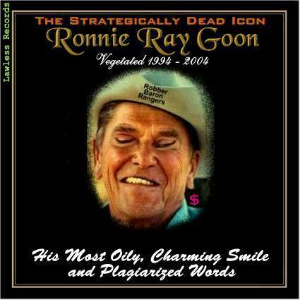 Album cover parody of Remembering a Great American Patriot: Ronald Reagan by Various Artists