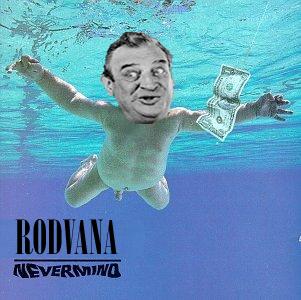 Album cover parody of Nevermind by Nirvana