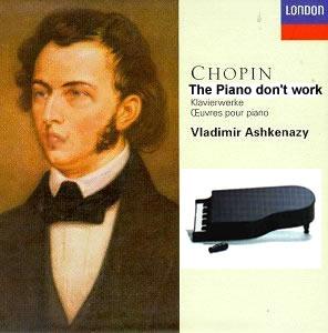 Album cover parody of Chopin: The Piano Works by Fryderyk Chopin, Vladimir Ashkenazy, Vovka Ashkenazy