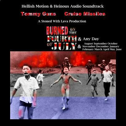 Album cover parody of Born On The Fourth Of July: Motion Picture Soundtrack Album by John Williams