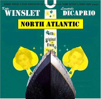 Album cover parody of South Pacific (Original 1949 Broadway Cast) by Richard Rodgers, Oscar Hammerstein