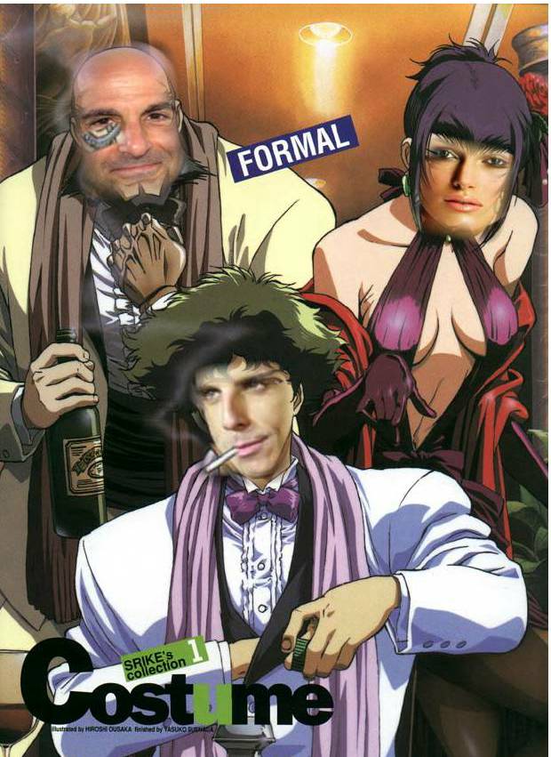 Album cover parody of Cowboy Bebop by Yoko Kanno, Seatbelts