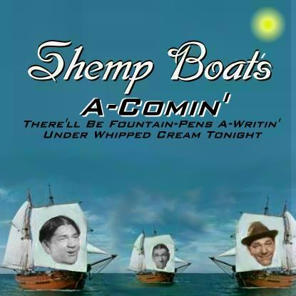 Album cover parody of Shrimp Boats a Comin' There's Dancing To by Jerry Jackson