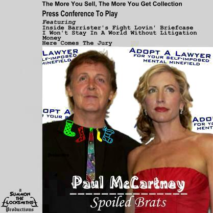 Album cover parody of Press to Play by Paul McCartney