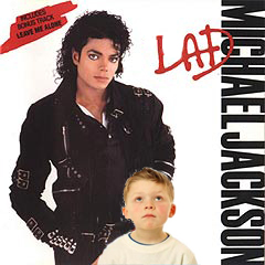 Album cover parody of Bad by Michael Jackson