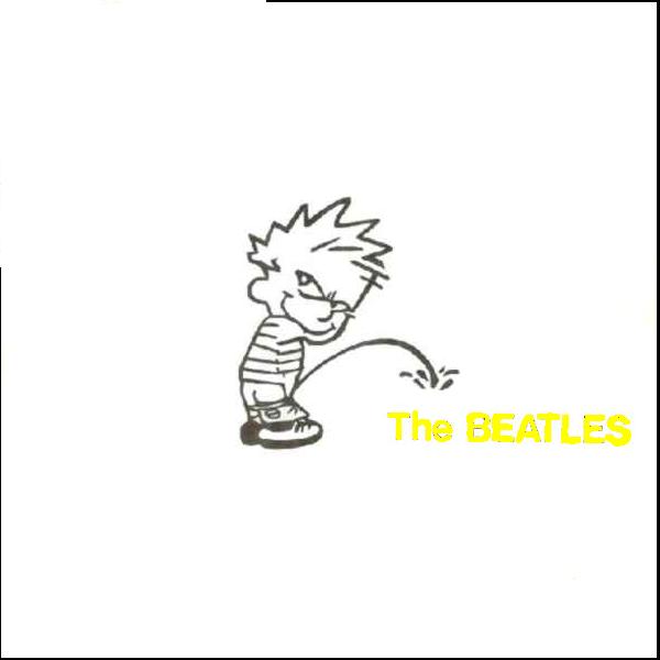 Album cover parody of The Beatles (The White Album) by The Beatles