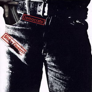 Album cover parody of Sticky Fingers by The Rolling Stones