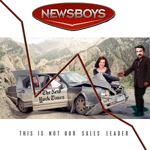 Album cover parody of Take Me to Your Leader by Newsboys