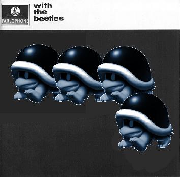 Album cover parody of With the Beatles by The Beatles