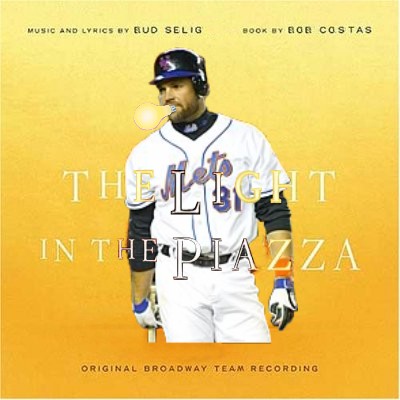 Album cover parody of The Light in the Piazza (2005 Original Broadway Cast) by Adam Guettel, et al