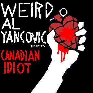 Album cover parody of American Idiot by Green Day