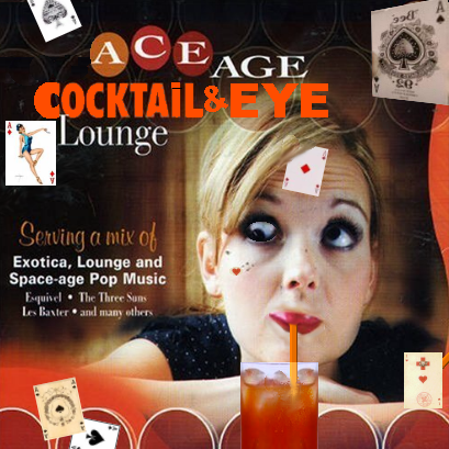 Album cover parody of Space Age Cocktail Lounge by Various Artists