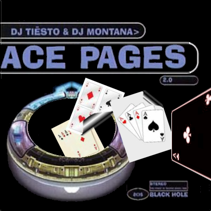 Album cover parody of Space Age 2.0 by DJ Tiesto, DJ Montana