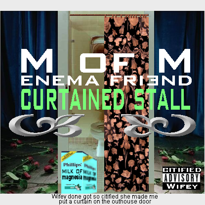 Album cover parody of Curtain Call by Eminem