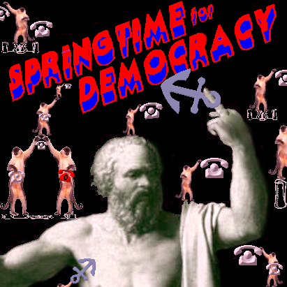 Album cover parody of Bedtime for Democracy by The Dead Kennedys