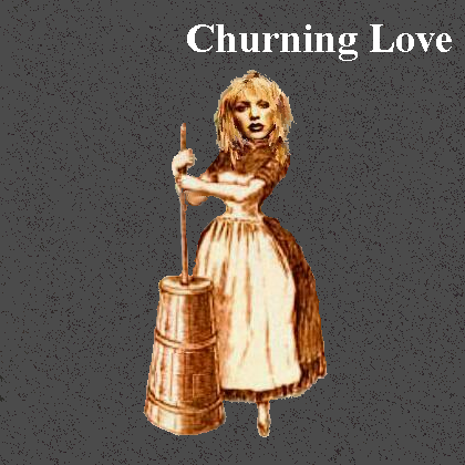 Album cover parody of Burning Love by Elvis Presley