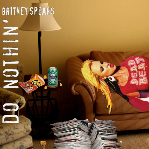Album cover parody of Do Something, Pt. 1/Everytime by Britney Spears