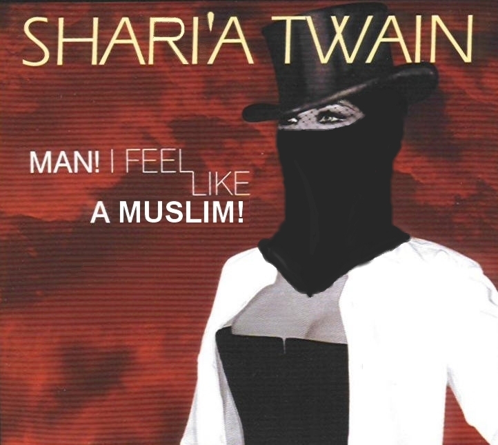 Album cover parody of Man! I Feel Like A Woman! by Shania Twain