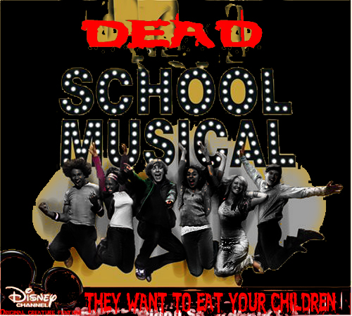Album cover parody of High School Musical by Various Composers, Zac Efron, Vanessa Anne Hudgens, Ashley Tisdale, Lucas Grabeel, High School Musical Cast, B5