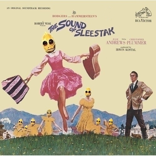 Album cover parody of The Sound of Music (1965 Film Soundtrack - 40th Anniversary Special Edition) by Julie Andrews, Rodgers & Hammerstein, Marni Nixon, The Sound Of Music (Related Recordings), Irwin Kostal