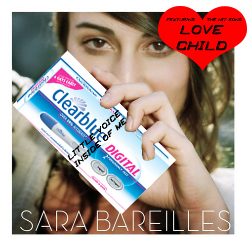 Album cover parody of Little Voice by Sara Bareilles