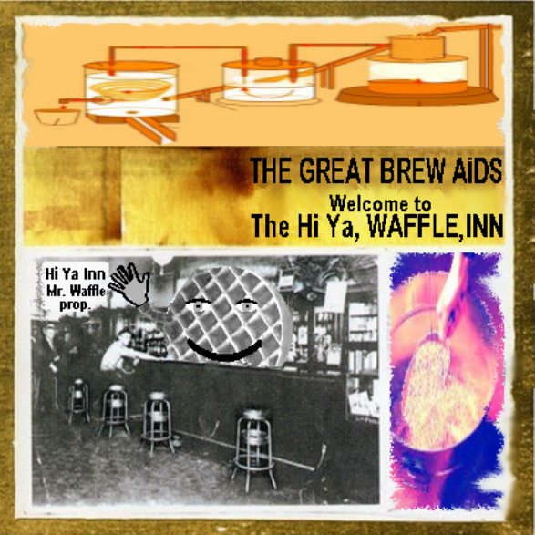 Album cover parody of Welcome to the Hiawatha Inn by The Great Crusades