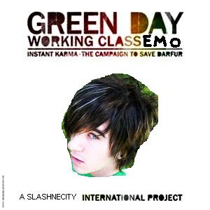 Album cover parody of Working Class Hero (Album Version) [Explicit] by GREEN DAY