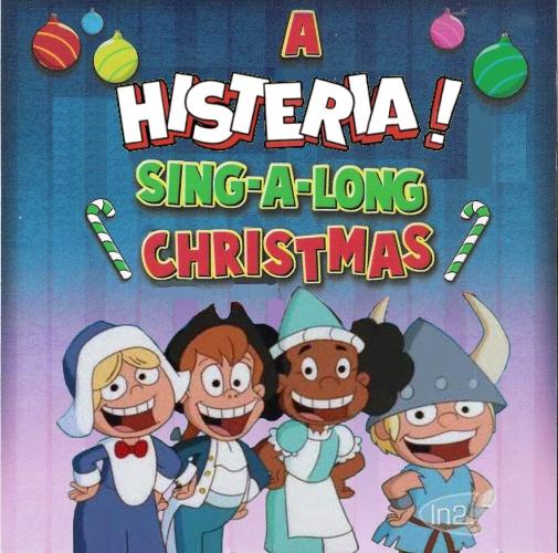 Album cover parody of A Looney Tunes Sing-a-Long Christmas by Various Artists