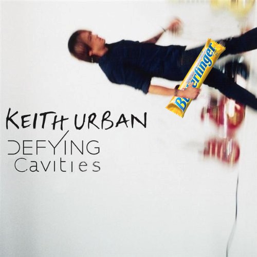 Album cover parody of Defying Gravity by Keith Urban