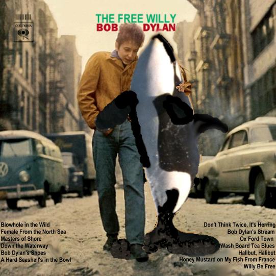 Album cover parody of Freewheelin Bob Dylan (Reis) by Bob Dylan