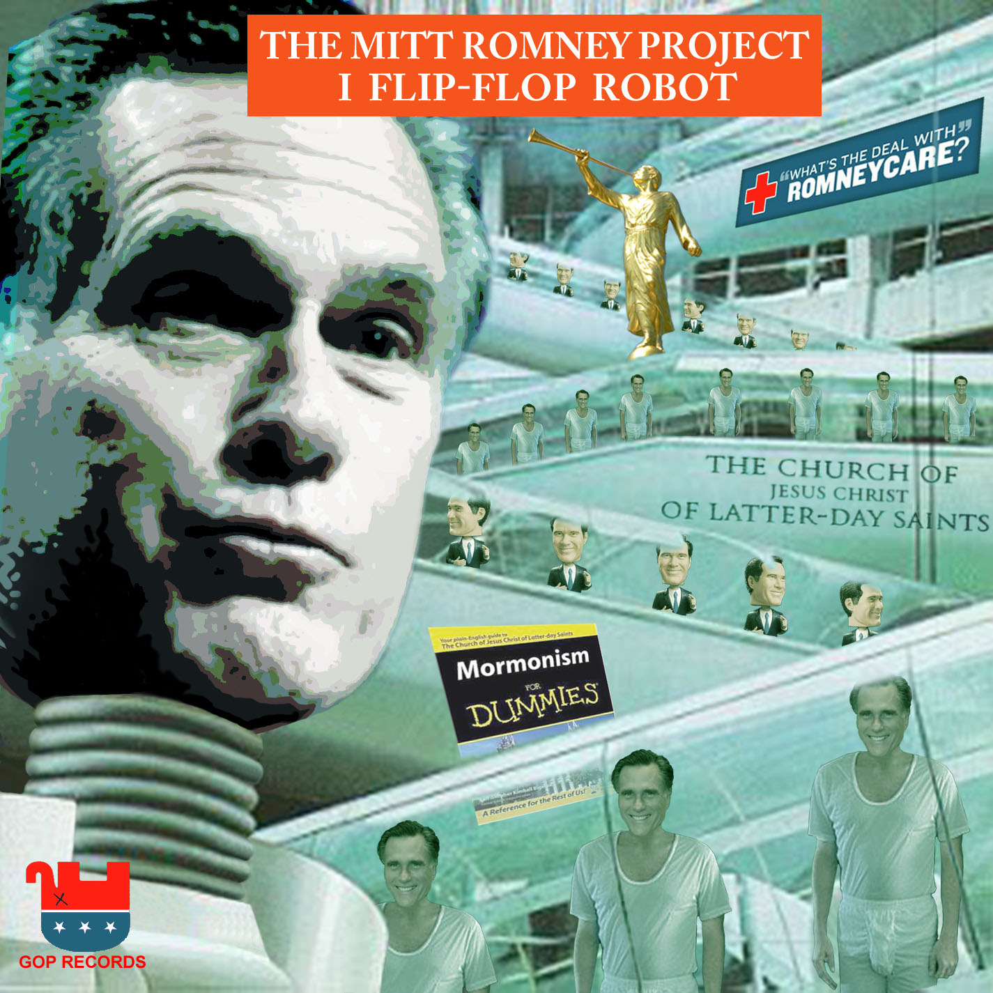 Album cover parody of I Robot by The Alan Parsons Project